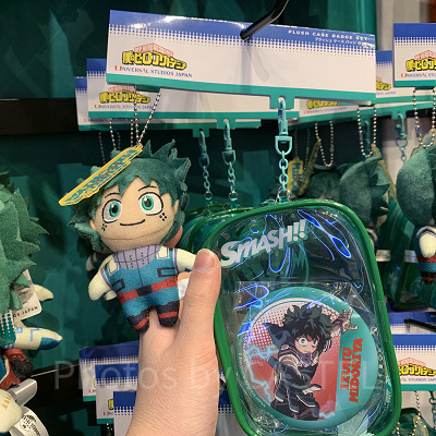 デクのプラッシュケース&バッジセット（USJ×ヒロアカグッズ）