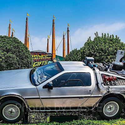 バック・トゥ・ザ・フューチャー・ザ・ライドに設置されていたデロリアン