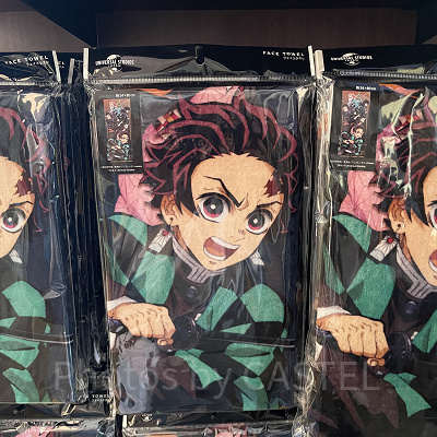 鬼滅の刃フェイスタオル縦長(USJ×鬼滅の刃 刀鍛冶の里編&柱稽古編グッズ)