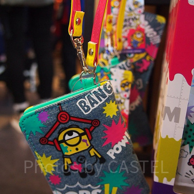 デニム地2つ折りパスケース