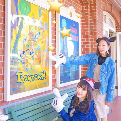 デニムジャケットコーデ