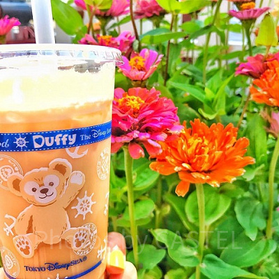 ダッフィーがドリンクになった？！