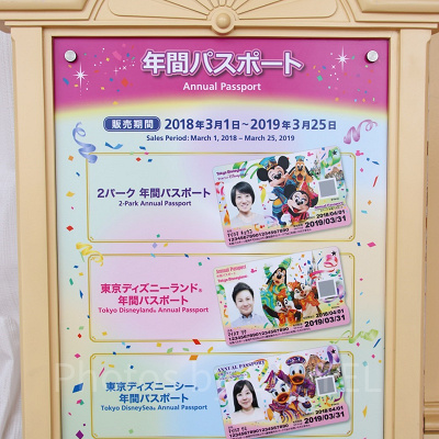 ディズニー年パスの種類と値段