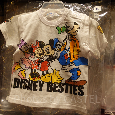 ディズニーシー20周年のビッグシルエットTシャツ| キャステル