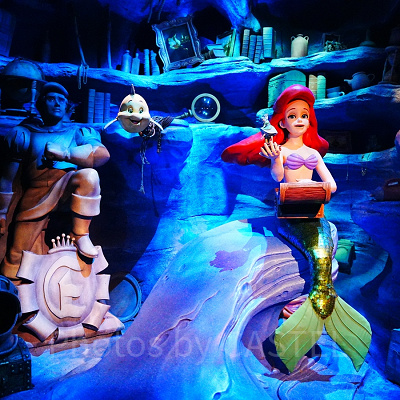 ディズニーカルフォルニアアドベンチャーのアトラクション：リトル・マーメイド：アリエルのアンダーシー・アドベンチャー