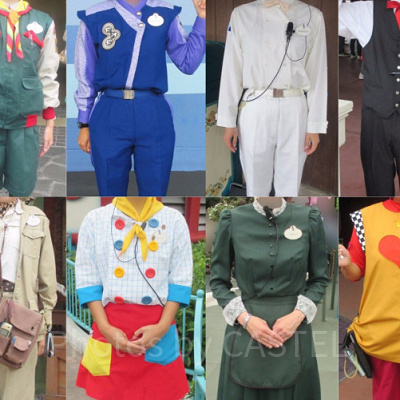 ディズニーキャストのコスチューム