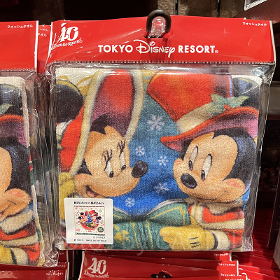 ディズニークリスマスグッズ2023：ウォッシュタオル 2023年11月07日(火)発売