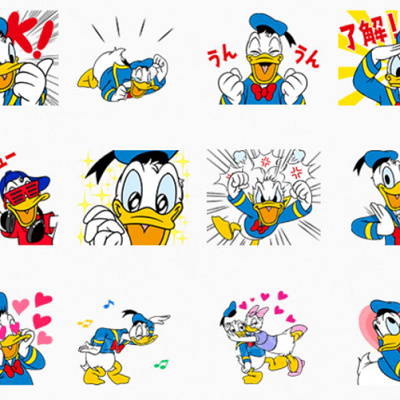 ディズニーLINEスタンプ