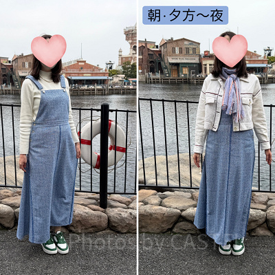 妊婦ディズニーの服装