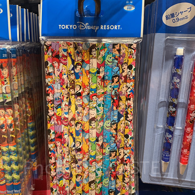 ディズニー鉛筆（総柄デザイン）