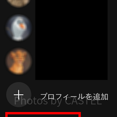 ディズニープラス：プロフィールを編集