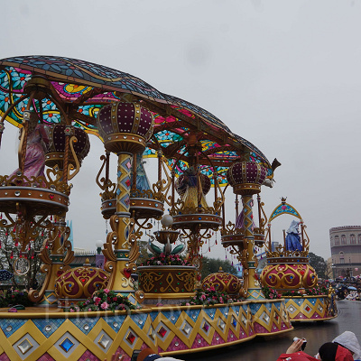 ディズニープリンセスのフロート