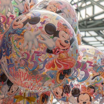 ディズニーリゾート35周年の風船