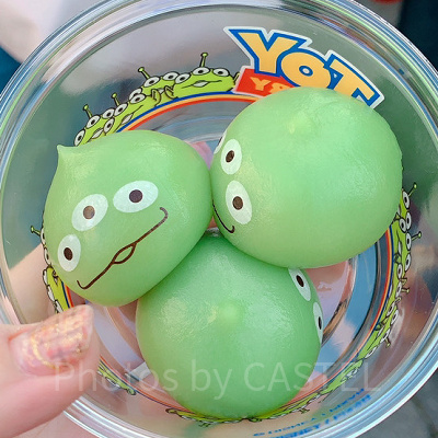 ディズニーシーおすすめフード①：リトルグリーンまん