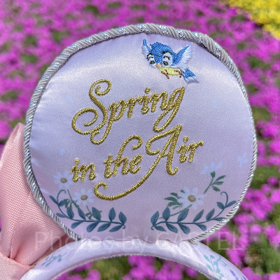 ディズニー春カチューシャ（裏）刺繍