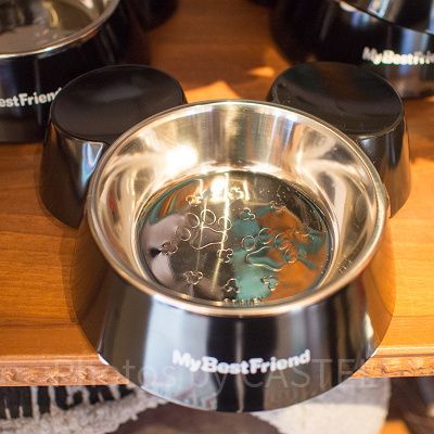 ペット用ディズニー食器（ブラック）