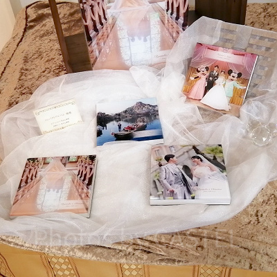 ディズニー結婚式のアルバム