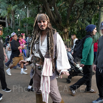 カリフォルニアアナハイムディズニー：ジャック・スパロウ
