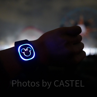 カリフォルニアアナハイムディズニー：マジックバンドはショーに合わせて連動