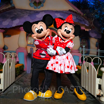 カリフォルニアアナハイムディズニー：ミッキーとミニー