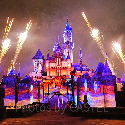 カリフォルニアアナハイムディズニー：夜の楽しみ方