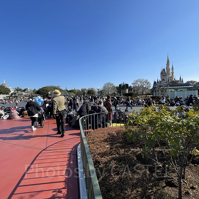 ディズニーランド混雑状況の現地レポート：パレード待ち