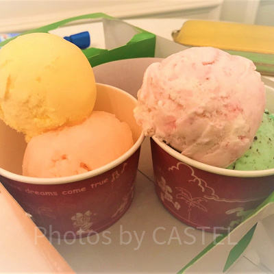 ディズニーランド食べ物：アイスクリーム