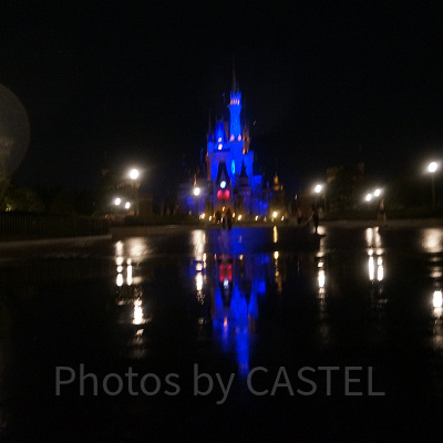 雨の日のディズニーランド