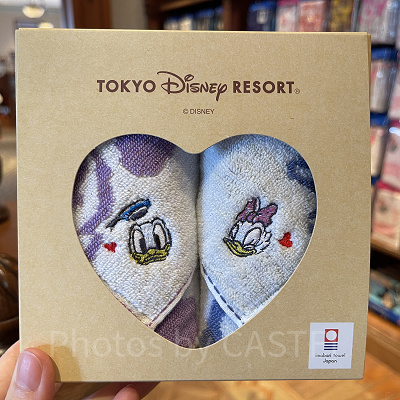 ディズニーランドお土産ランキング20位：今治タオルのミニタオル2枚セット