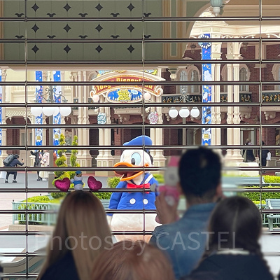 ディズニーランドの開園前グリーティング