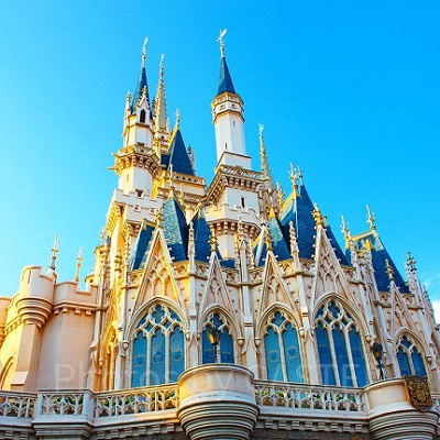 ディズニーランドのシンデレラ城