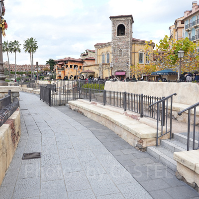 ディズニーシーのビリーヴ〜シー・オブ・ドリームス〜鑑賞場所：ハーバーサイドテラス（2番）