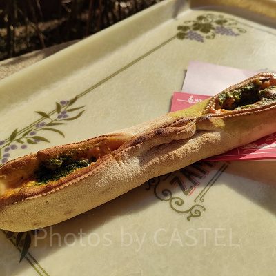 ディズニーシー食べ物：ロングピッツァ
