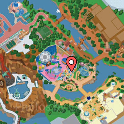 ディズニーシーのトイレマップ：マーメイドラグーン