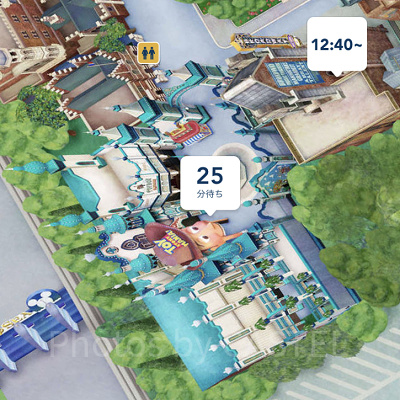 スタンバイパスが発券されていない場合の表示（トイ・ストーリー・マニア！）