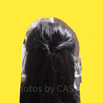 うしろでくるりんぱをする