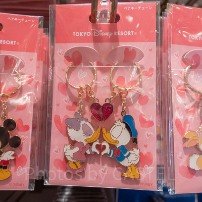 ドナルド＆デイジーペアキーチェーン