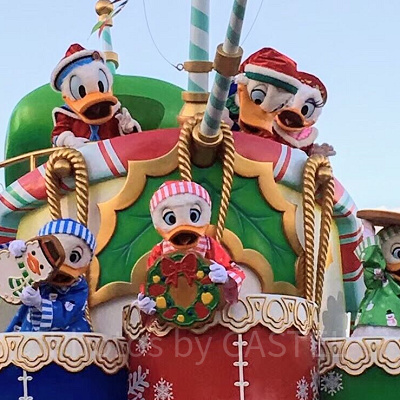 ドナルドダックたちのフロート