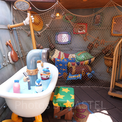 ドナルドのバスルーム