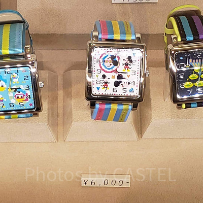 ドットイラストの腕時計