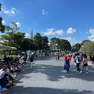 ドリーミング・アップ！待ちの様子 2022年10月1日(土)14時ごろ