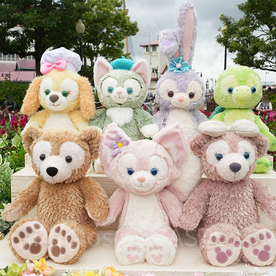 ダッフィーアンドフレンズのぬいぐるみたち