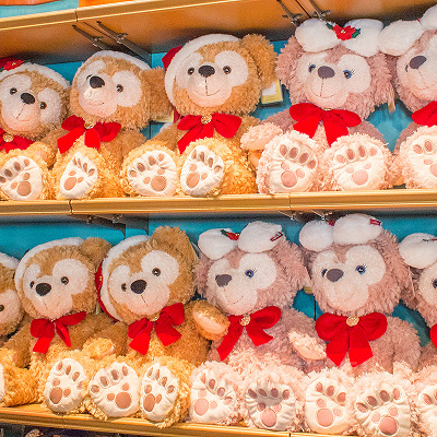 ダッフィー＆フレンズクリスマスぬいぐるみ（M）