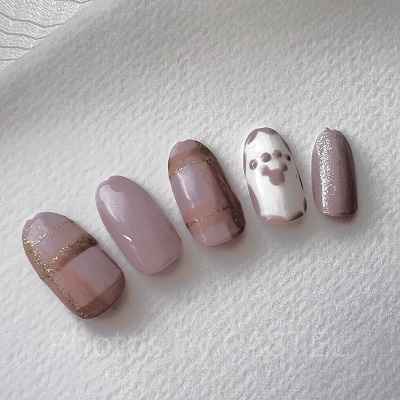 ダッフィーモチーフネイル