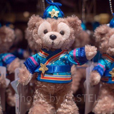 ダッフィーぬいぐるみバッジ