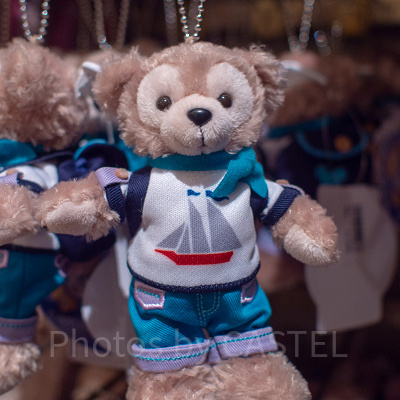 ダッフィーぬいぐるみバッジ