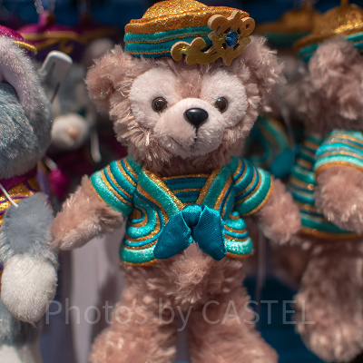 ダッフィーぬいぐるみバッジ