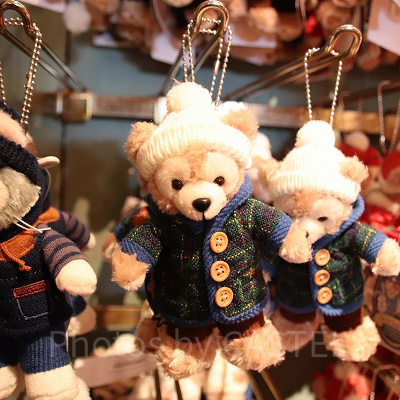 ダッフィーぬいぐるみバッジ