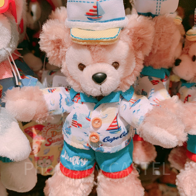 ダッフィーぬいぐるみバッジ