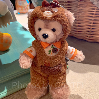 ダッフィーぬいぐるみバッジ